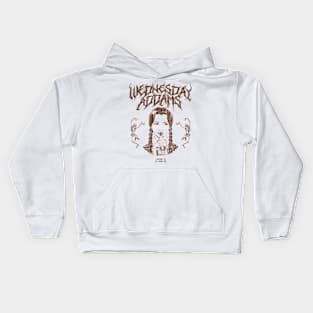 Wednesday Addams Metal Kids Hoodie